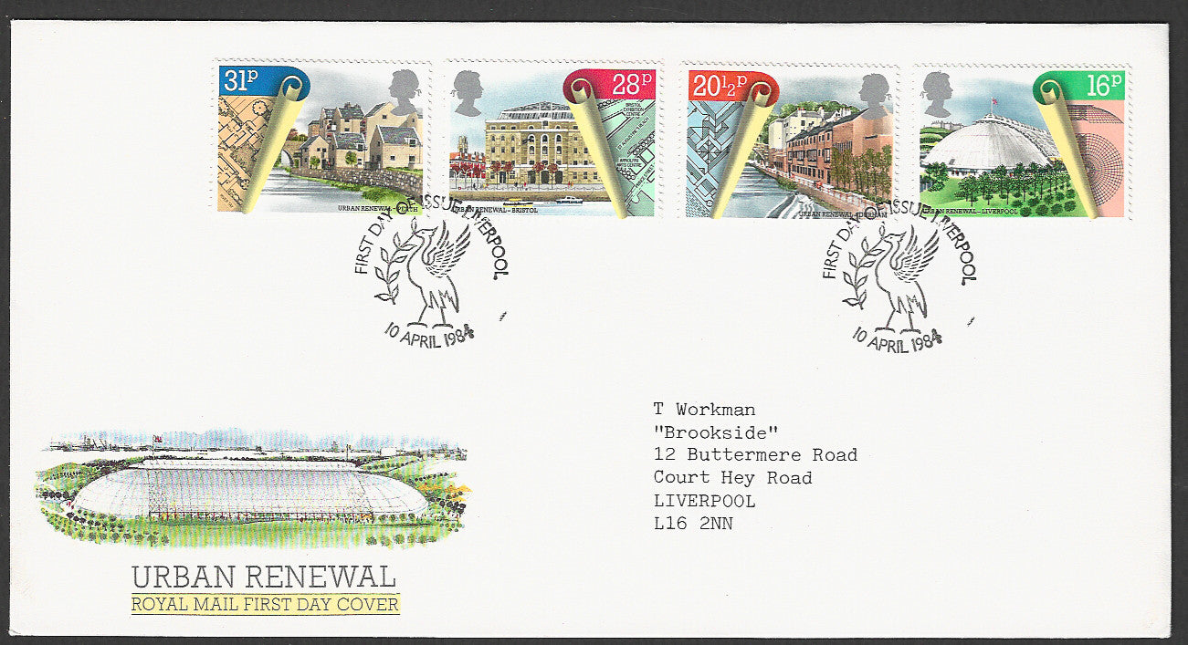 Great  Britain FDC - Urban Renewal Royal Mail - GGG00075