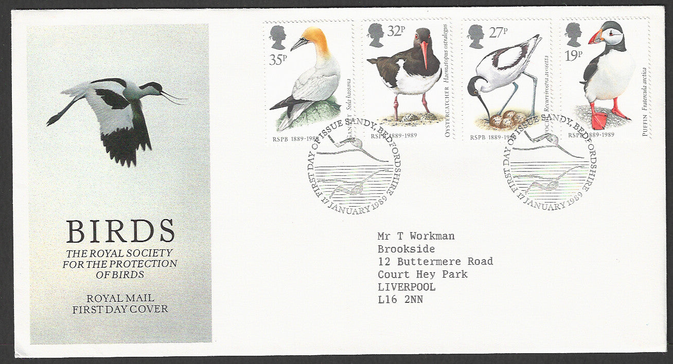 Great  Britain FDC - The Royal Society For The Protection of Birds - GGG00080