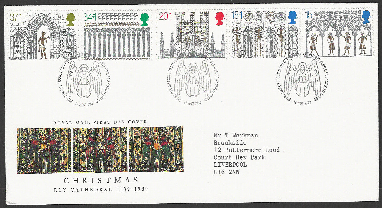 Great  Britain FDC - Christmas Ely Cathedral - GGG00086