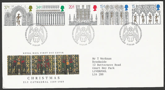 Great  Britain FDC - Christmas Ely Cathedral - GGG00086