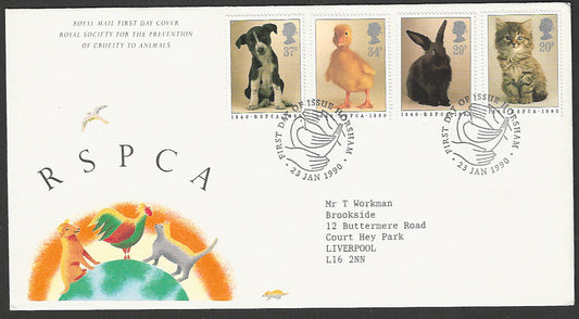 Great  Britain FDC - Royal Society For The Prevention of Cruelty To Animals - GGG00087