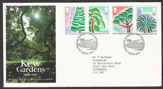 Great  Britain FDC - Kew Gardens - GGG00089