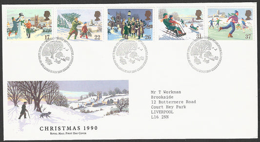 Great  Britain FDC - Christmas - GGG00092
