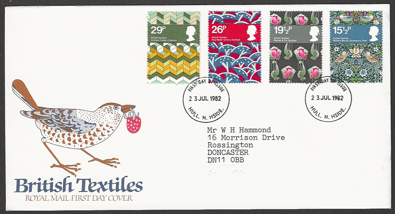 Great  Britain FDC - British Textiles - GGG00094