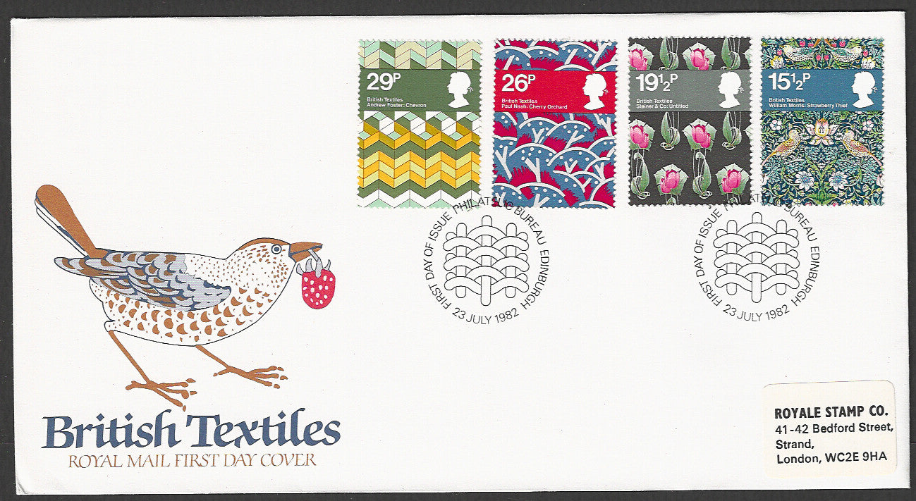 Great  Britain FDC - British Textiles - GGG00095