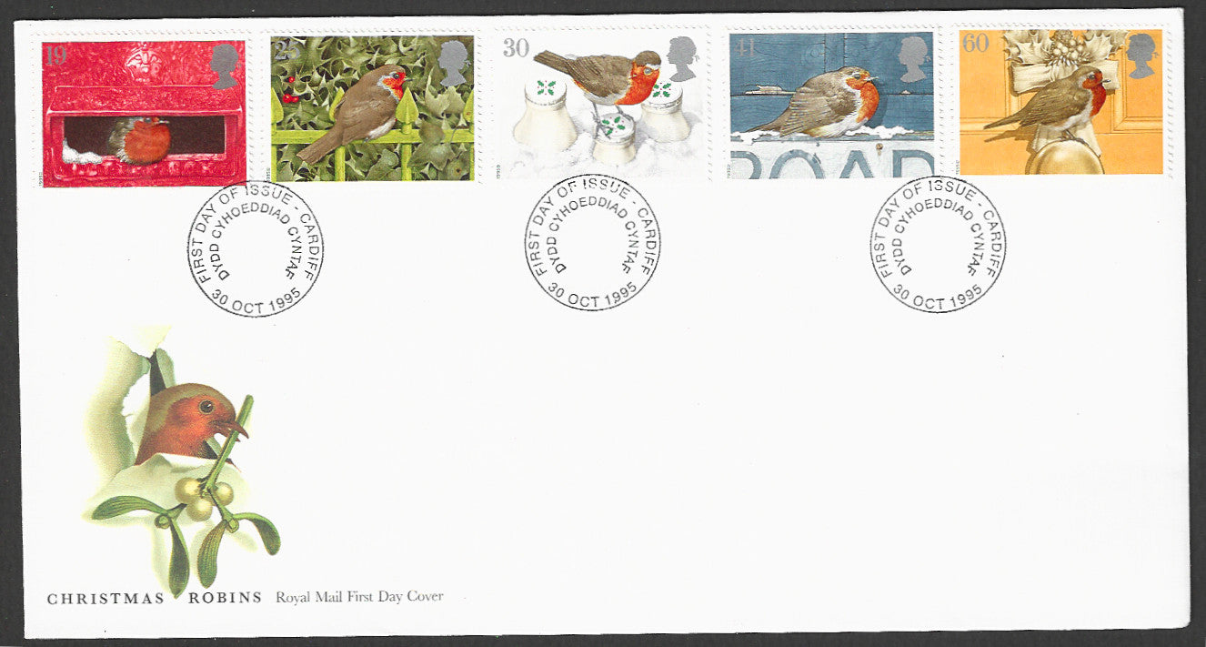 Great  Britain FDC - Christmas Robins - GGG00102
