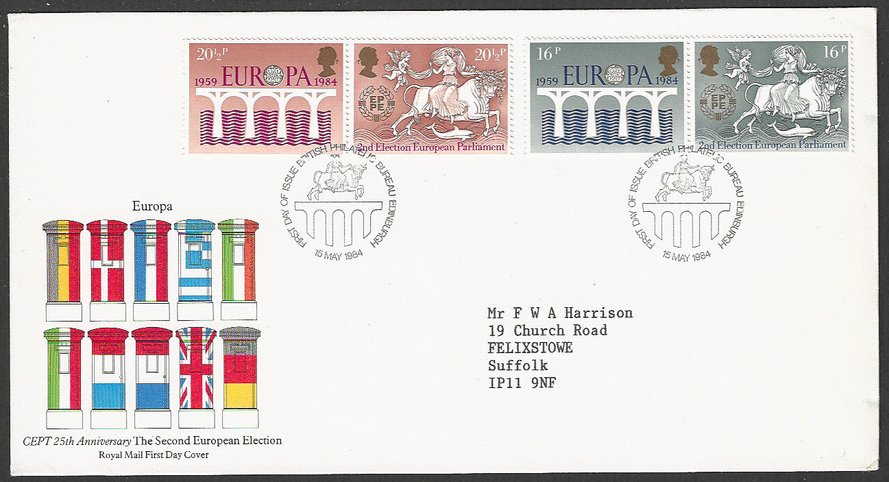 Great  Britain FDC - Europa CEPT 25th Anniversary The Second European Election - GGG00118