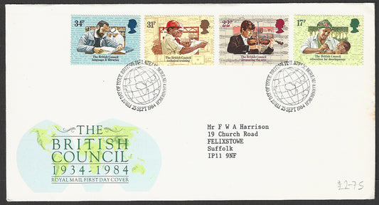 Great  Britain FDC - The British Council - GGG00119