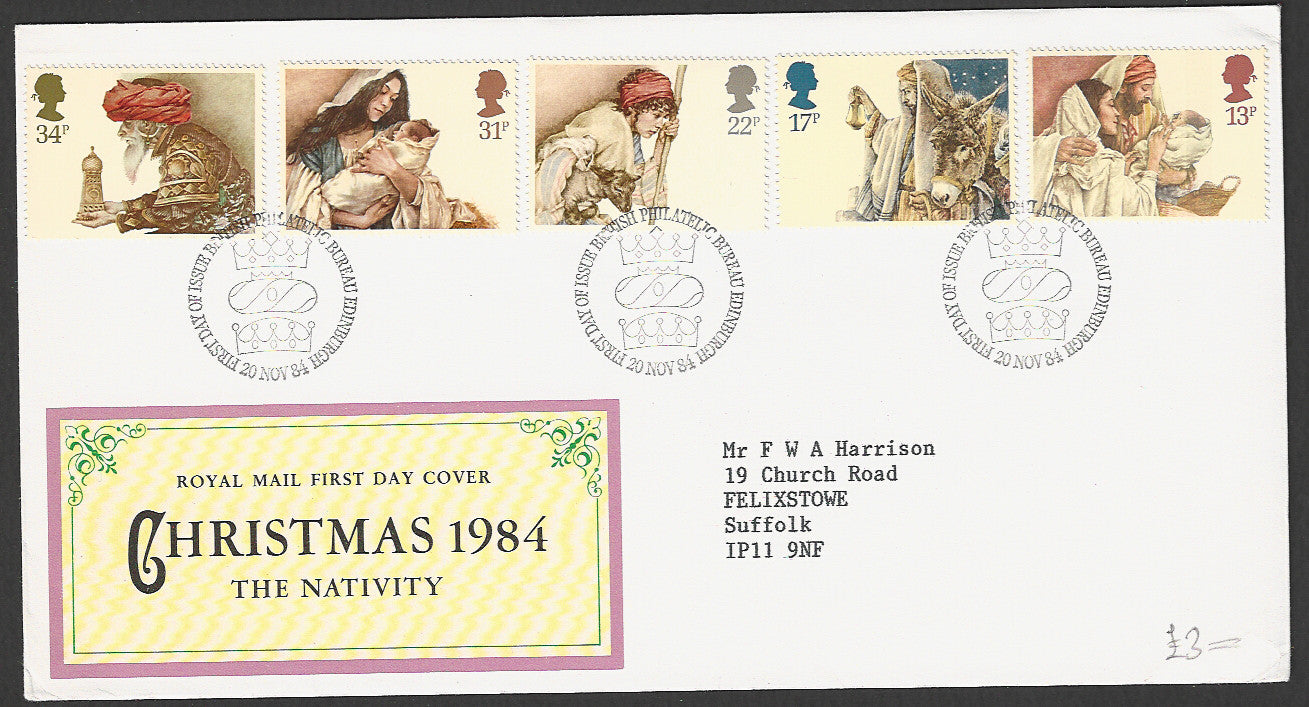 Great  Britain FDC - Christmas The Nativity - GGG00120
