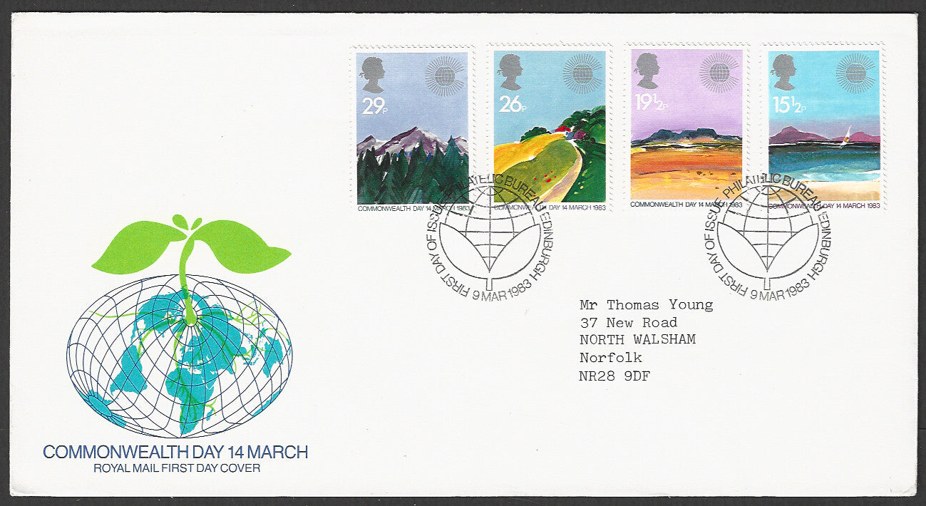 Great  Britain FDC - Common Wealth Day - GGG00122