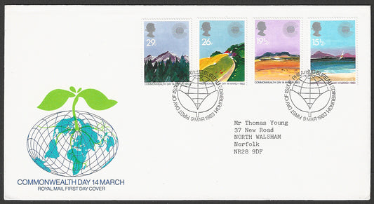 Great  Britain FDC - Common Wealth Day - GGG00122