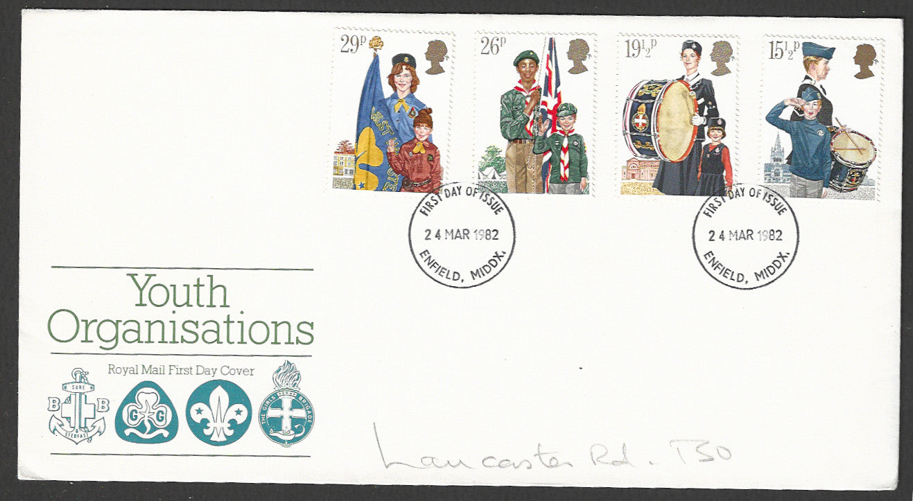 Great  Britain FDC - Youth Organisations - GGG00123