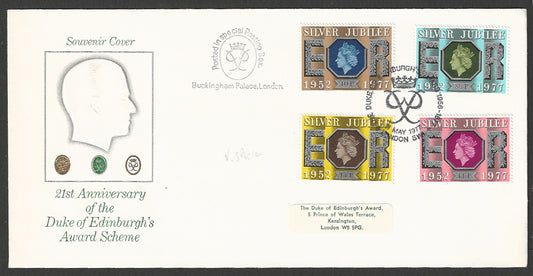 Great  Britain FDC - Duke of Edinburgh's Award Scheme 21st Anniversary - GGG00134