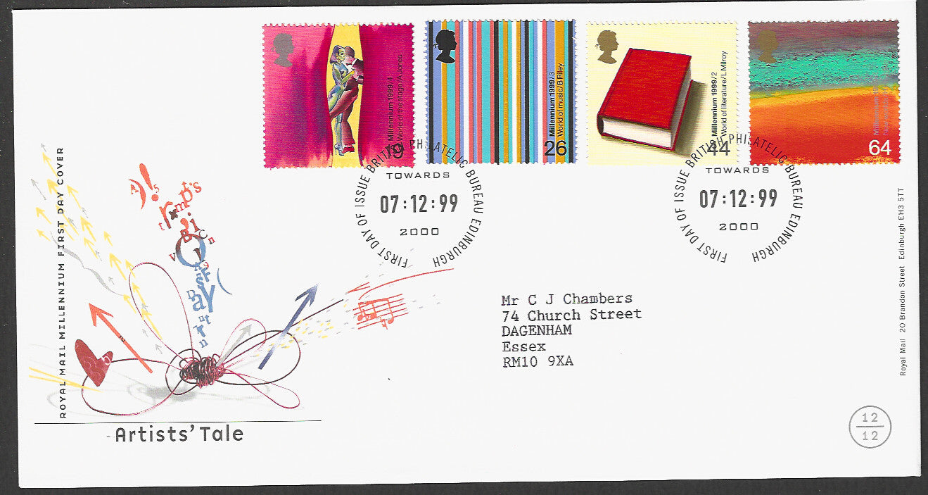 Great  Britain FDC - Artist's Tale, 2000 - GGG00139