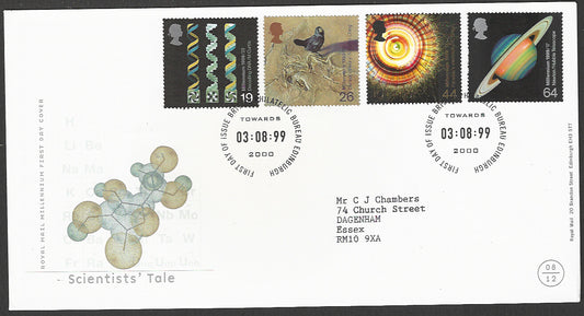 Great  Britain FDC - Scientists Tale, 2000 - GGG00142