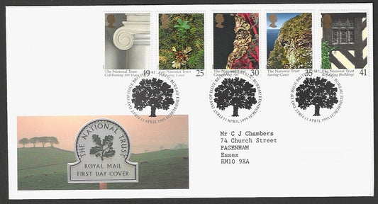 Great  Britain FDC - The National Trust, 1995 - GGG00144