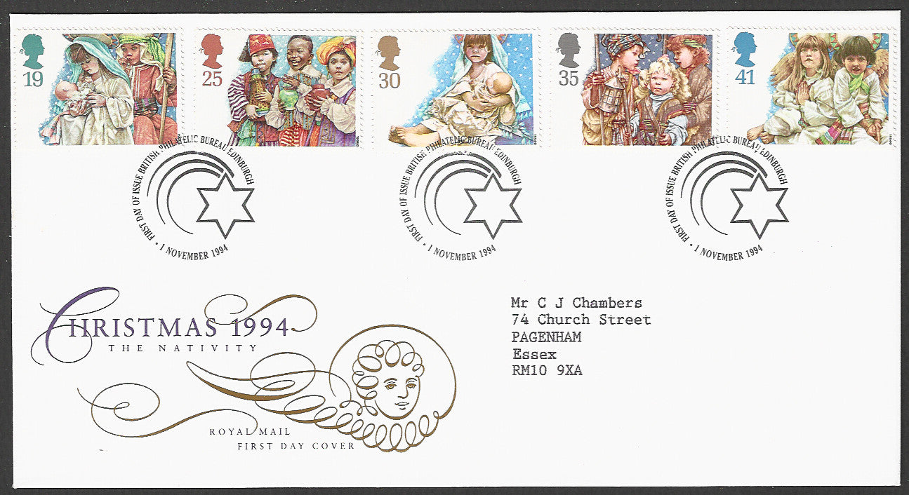 Great  Britain FDC - Christmas, 1994 - GGG00145
