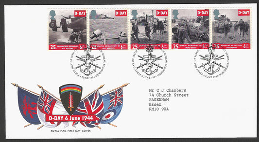 Great  Britain FDC - D-Day Royal Mail, 1994 - GGG00147