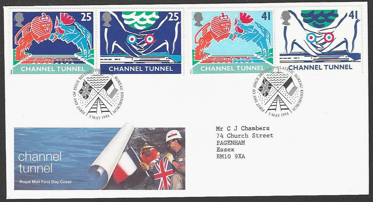 Great  Britain FDC - Channel Tunnel, 1994 - GGG00148
