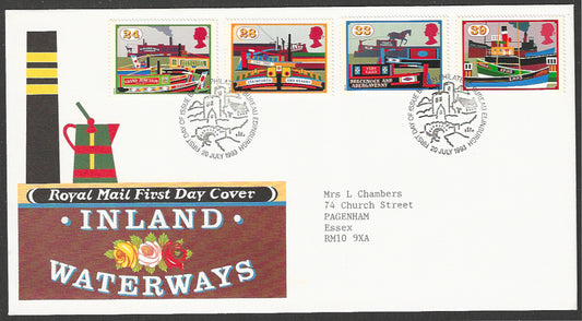 Great  Britain FDC - Inland Waterways, 1993 - GGG00151