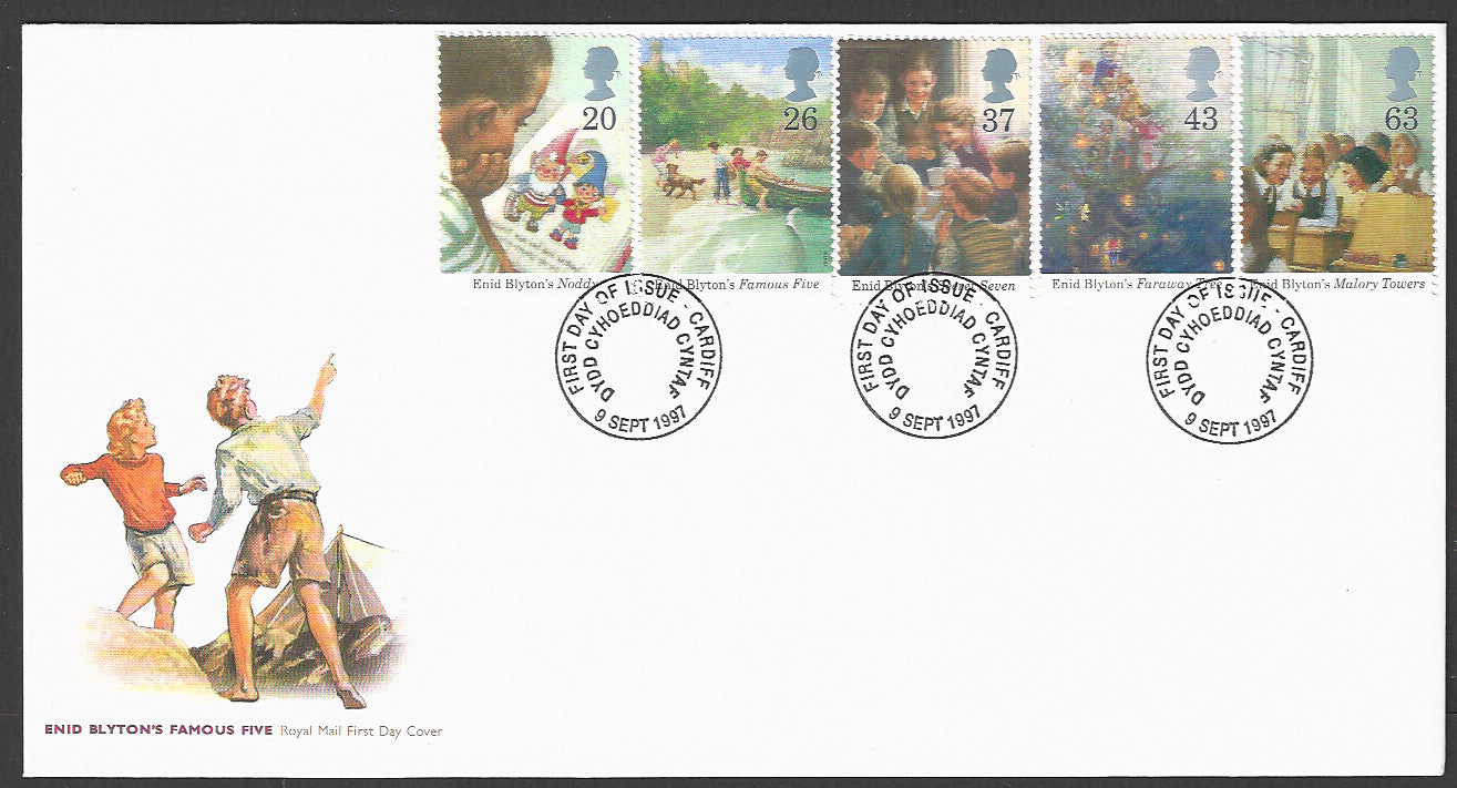 Great  Britain FDC - Enid Blytons Famous Set of Five Royal Mail, 1997 - GGG00158