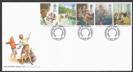 Great  Britain FDC - Enid Blytons Famous Set of Five Royal Mail, 1997 - GGG00158