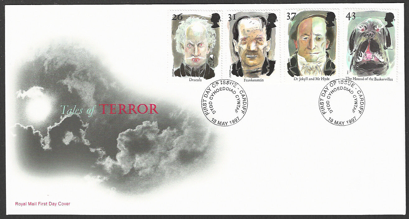 Great  Britain FDC - Tales of Terror Set of Four Royal Mail, 1997 - GGG00160