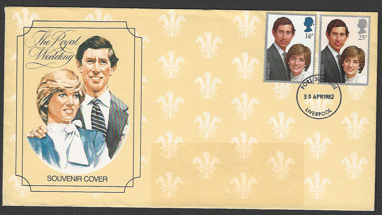 Great  Britain FDC - The Royal Wedding Souvenir Cover, 1982 - GGG00173