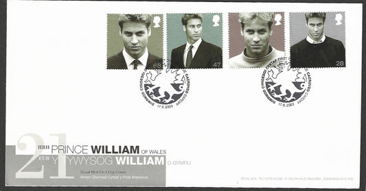 Great  Britain FDC - The Prince William of Wales, 2003 - GGG00184