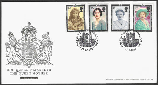 Great  Britain FDC - H.M. Queen Elizabeth The Queen Mother, 2002 - GGG00185