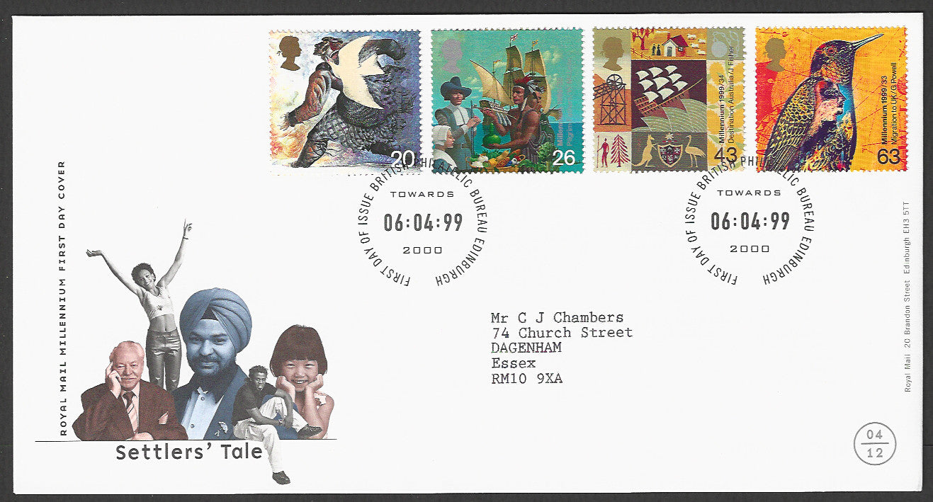 Great  Britain FDC - Settler's Tale, 2000 - GGG00188