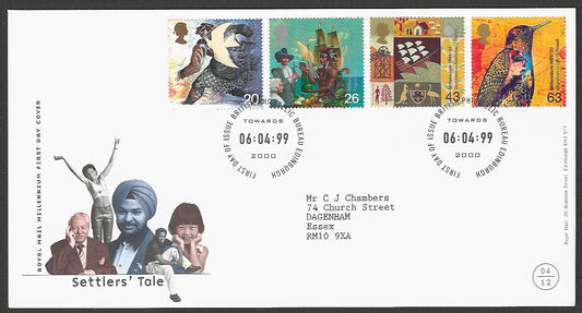 Great  Britain FDC - Settler's Tale, 2000 - GGG00188