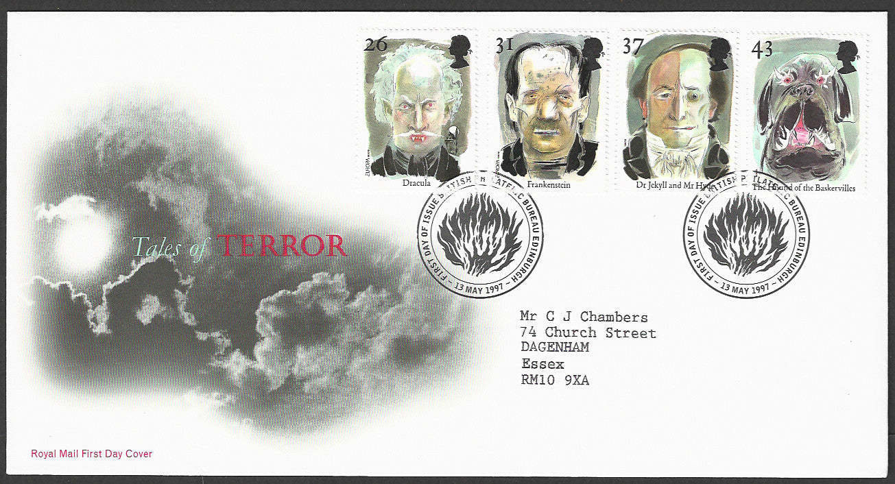 Great  Britain FDC - Tales of Terror, 1997 - GGG00197