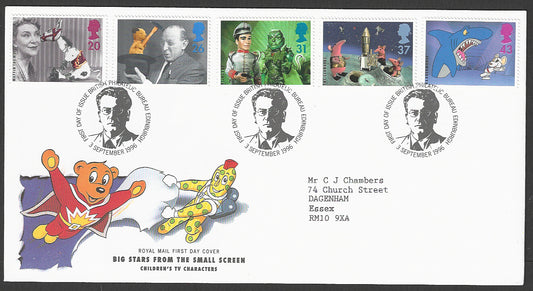 Great  Britain FDC - Big Stars From The Small Screen, 1996 - GGG00200