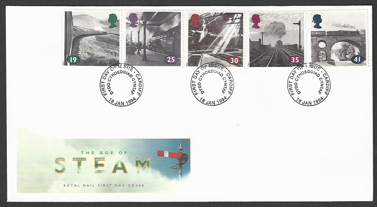 Great  Britain FDC - The Age of Steam, 1994 - GGG00213