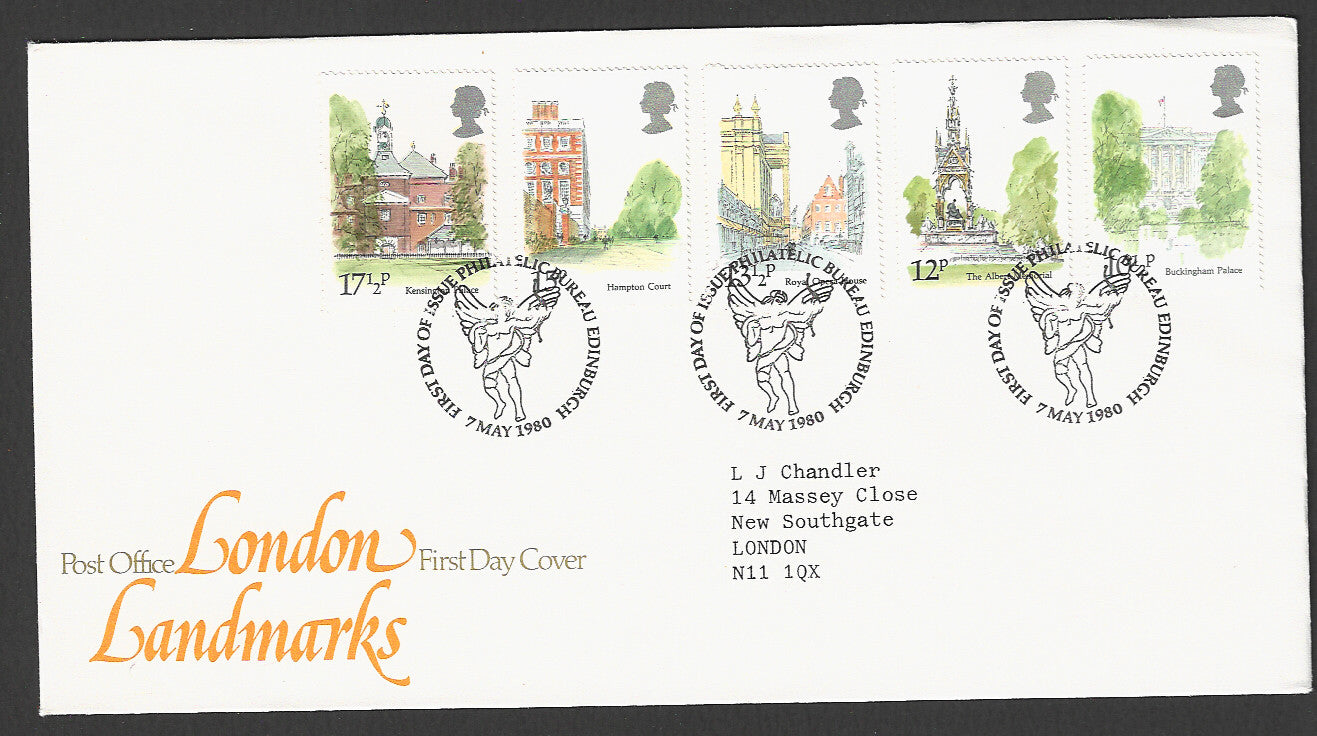 Great  Britain FDC - London Famous Landmarks, 1980 - GGG00237
