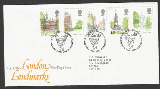 Great  Britain FDC - London Famous Landmarks, 1980 - GGG00237