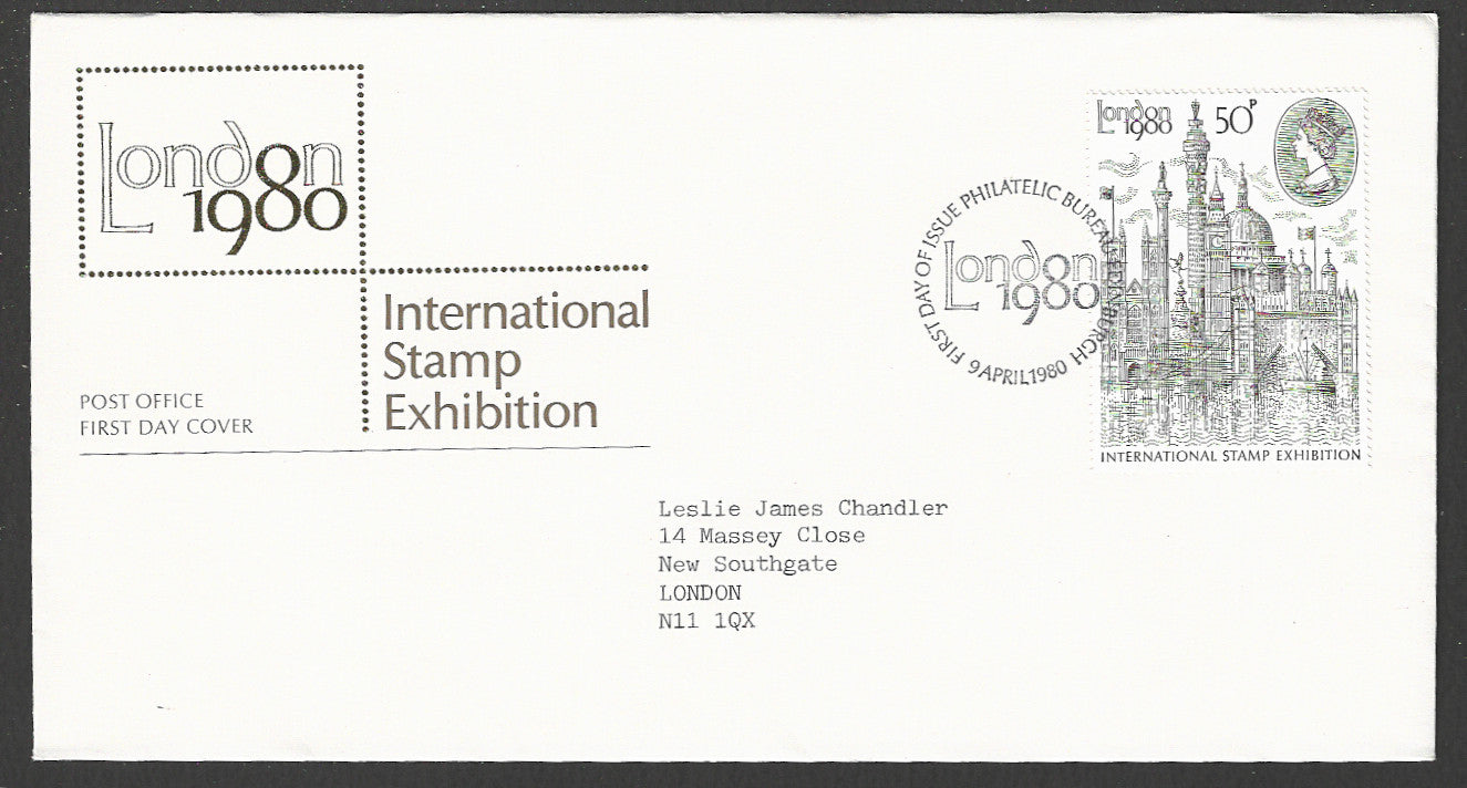 Great  Britain FDC - London International Stamp Exhibition, 1980 - GGG00238