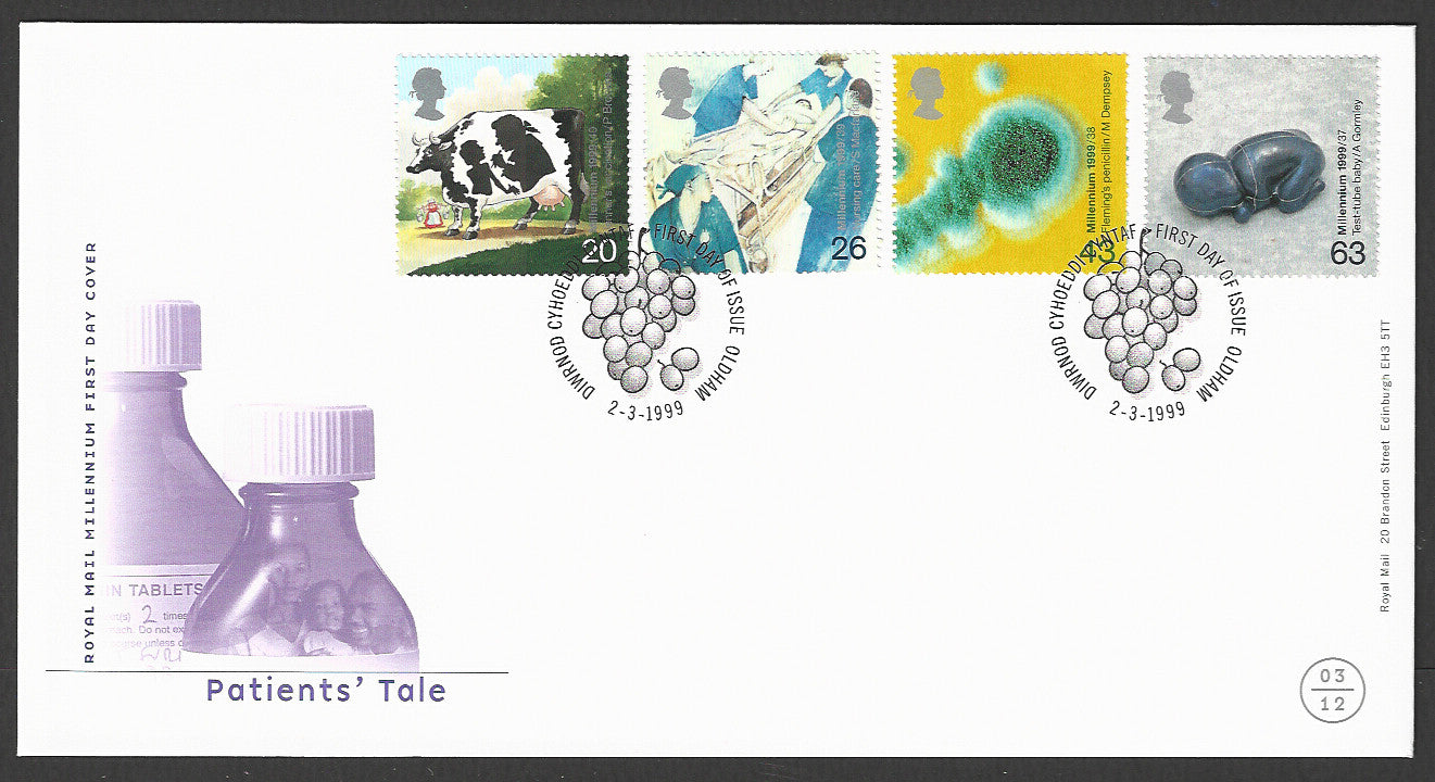 Great  Britain FDC - Patient's Tale, 1999 - GGG00251