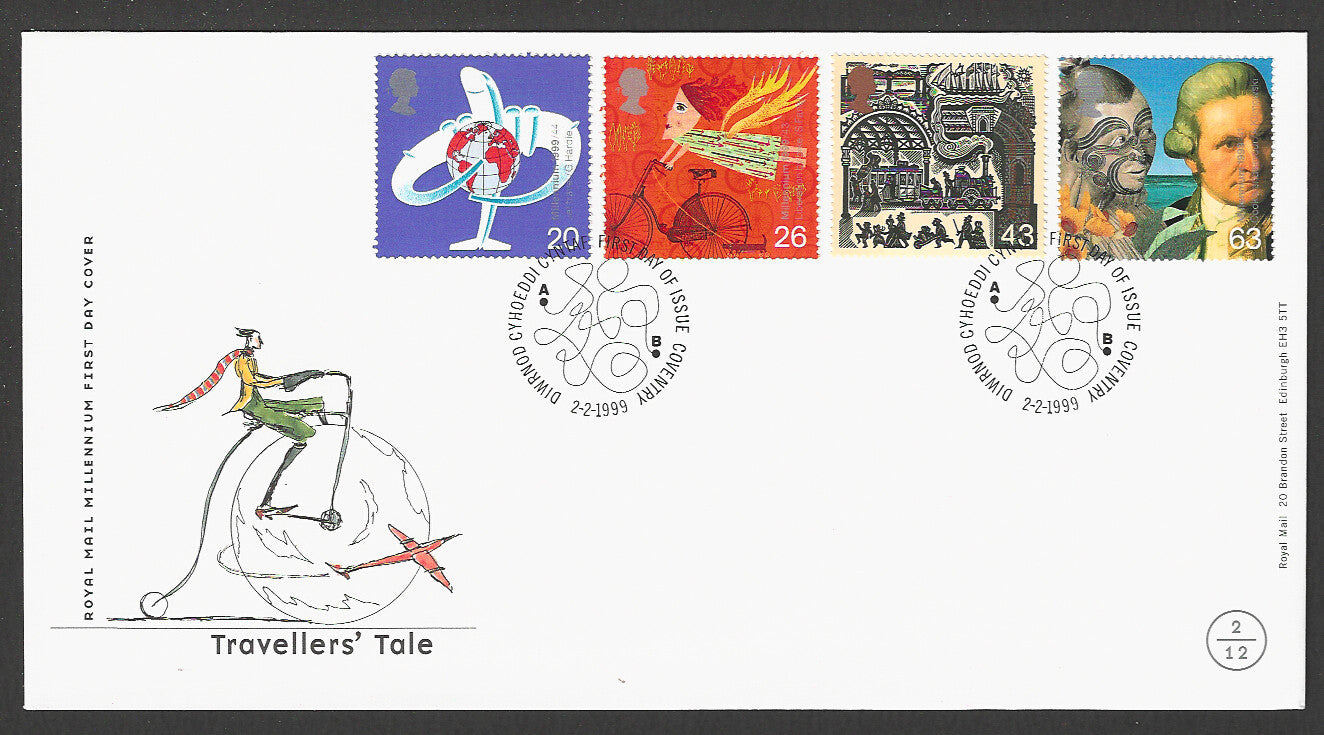 Great  Britain FDC - Traveller's Tale, 1999 - GGG00253