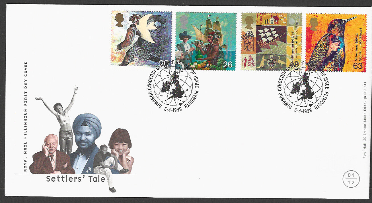 Great  Britain FDC - Settler's Tale, 1999 - GGG00254