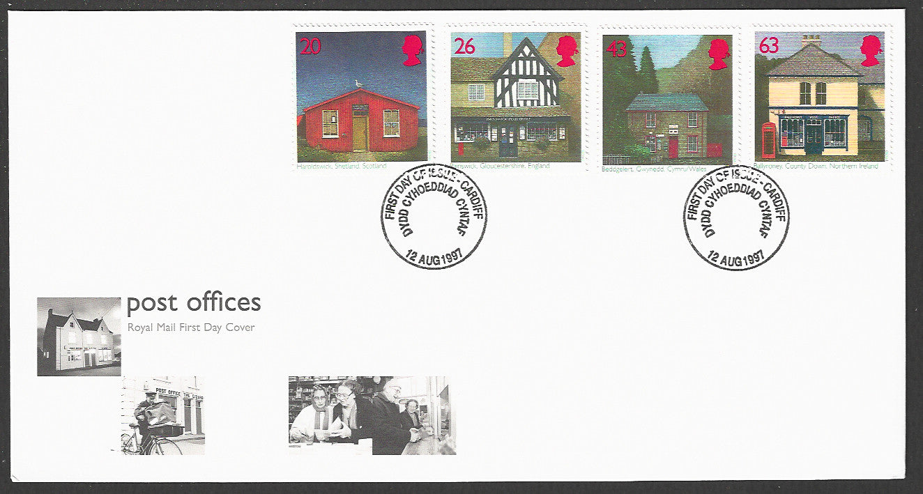 Great  Britain FDC - Post Offices, 1997 - GGG00265