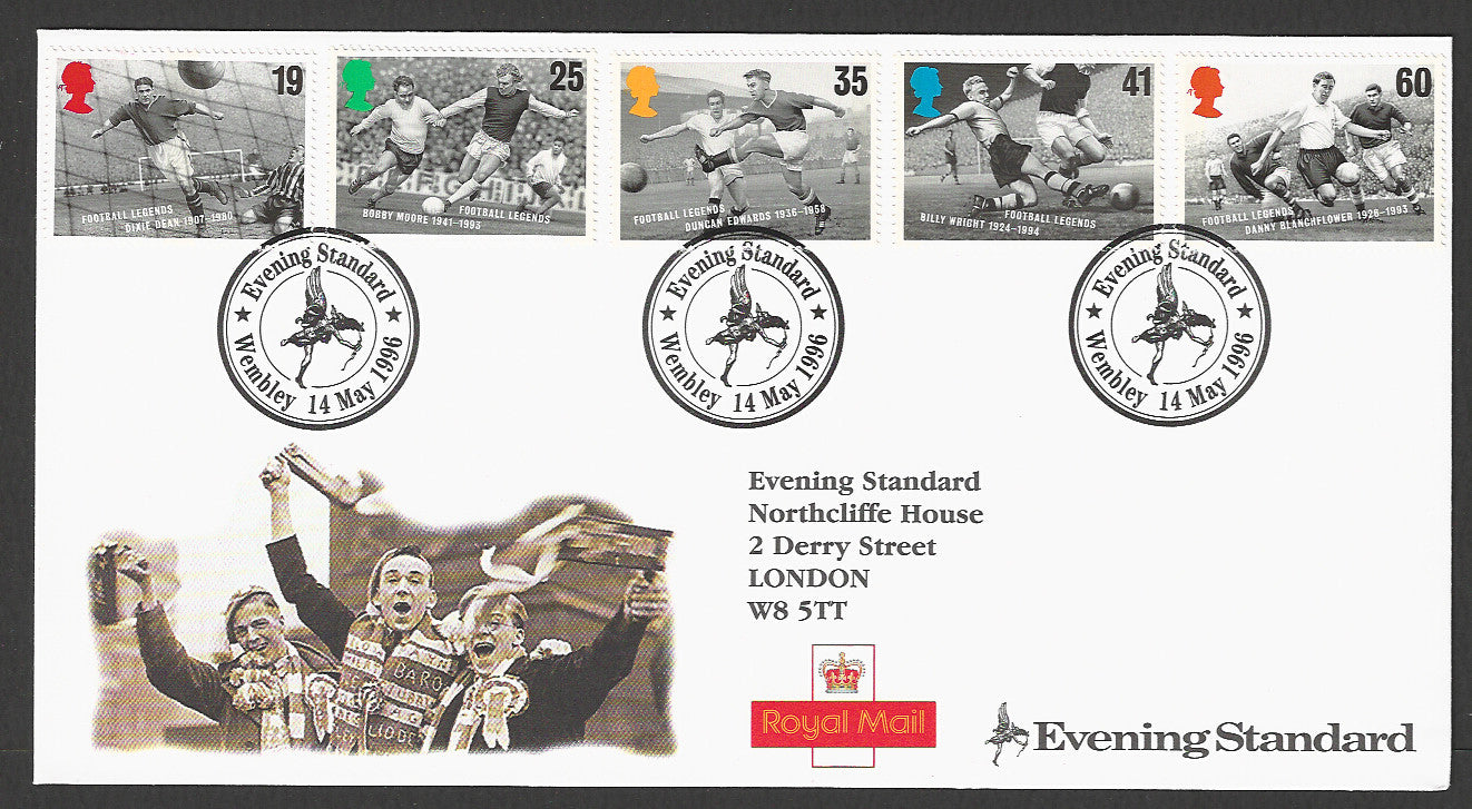 Great  Britain FDC - Evening Standard Wembley, 1996 - GGG00269
