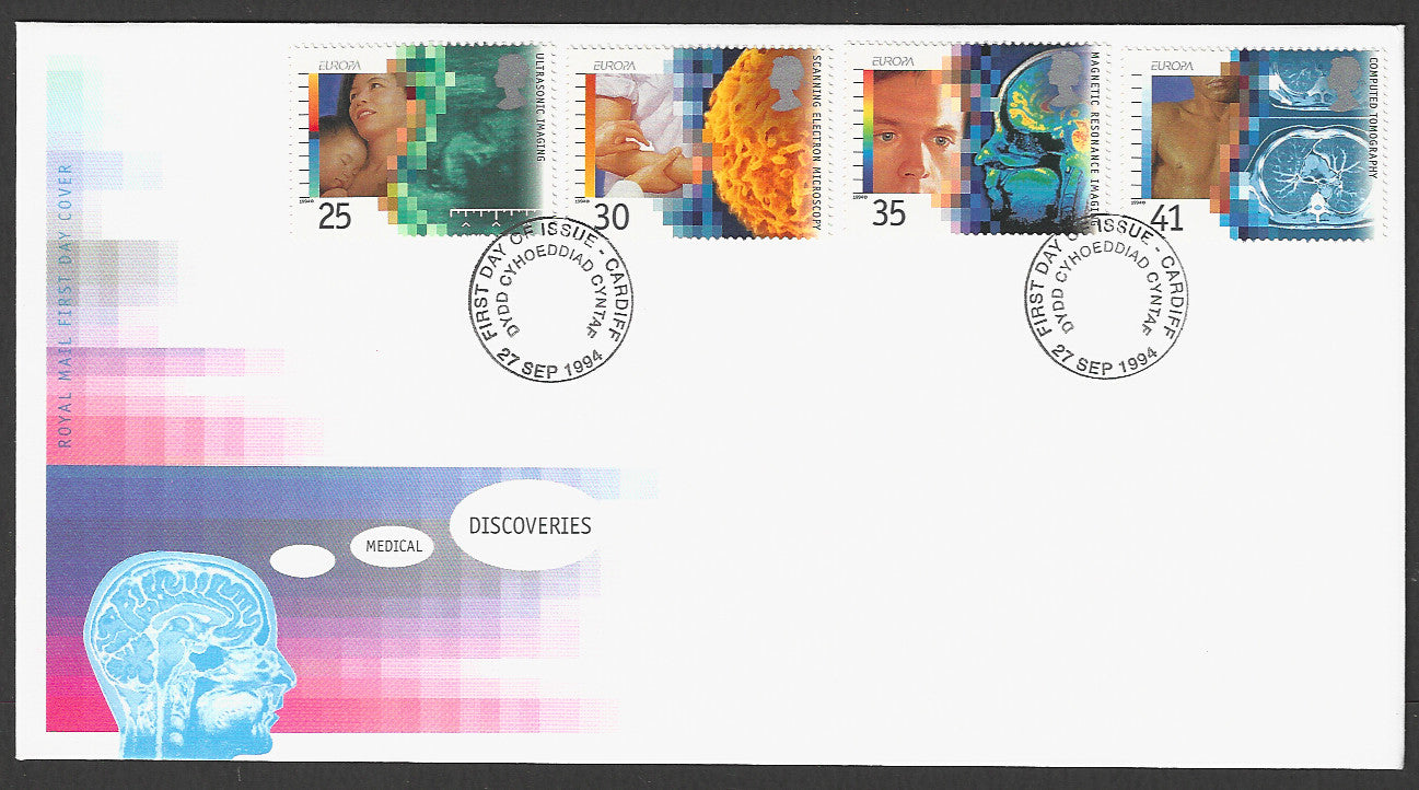 Great  Britain FDC - Discoveries of Medical, 1994 - GGG00275