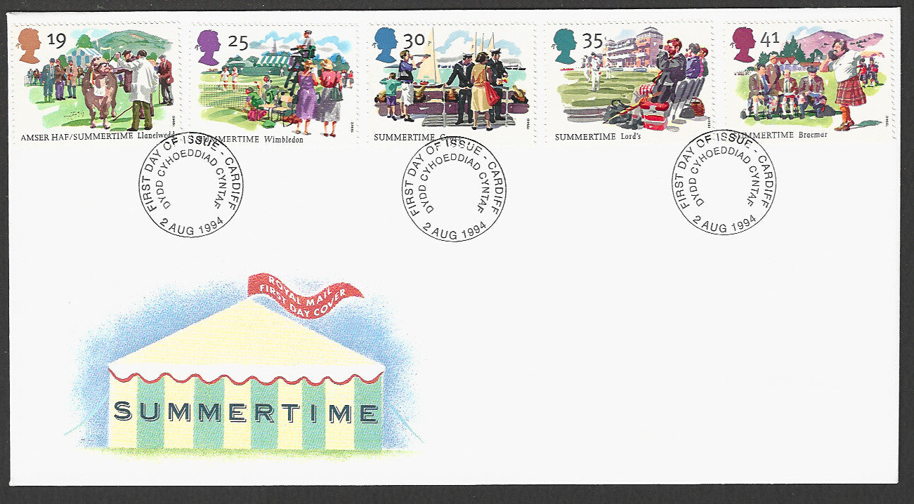 Great  Britain FDC - Summer Time, 1994 - GGG00277