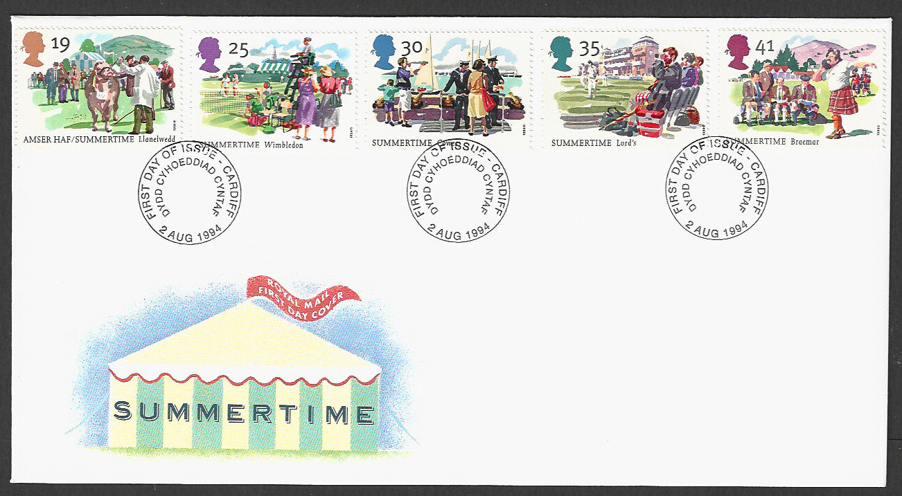 Great  Britain FDC - Summer Time, 1994 - GGG00278