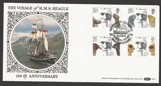 Great  Britain FDC - The Voyage of HMS Beagle, 1982 - GGG00305