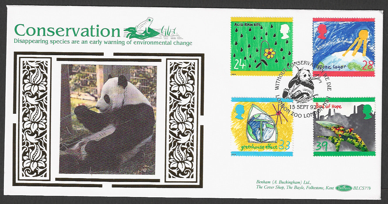 Great  Britain FDC - Conservation On Disappearing Species, 1992 - GGG00308
