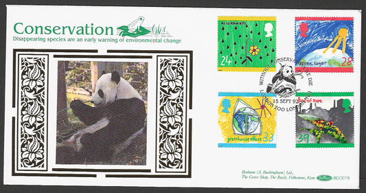 Great  Britain FDC - Conservation On Disappearing Species, 1992 - GGG00308