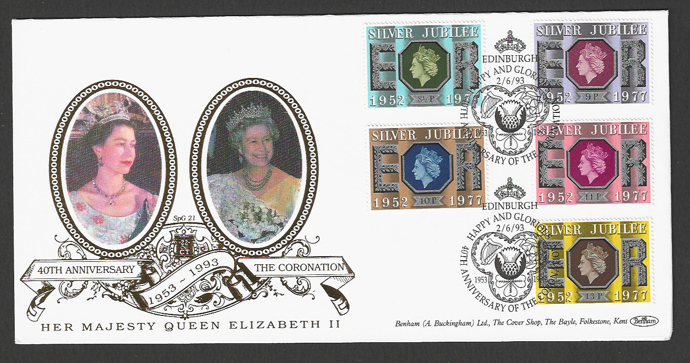 Great  Britain FDC - 40th Anniversary Majesty Quwwn Elizabeth II Silver Jubilee, 1977 - GGG00309